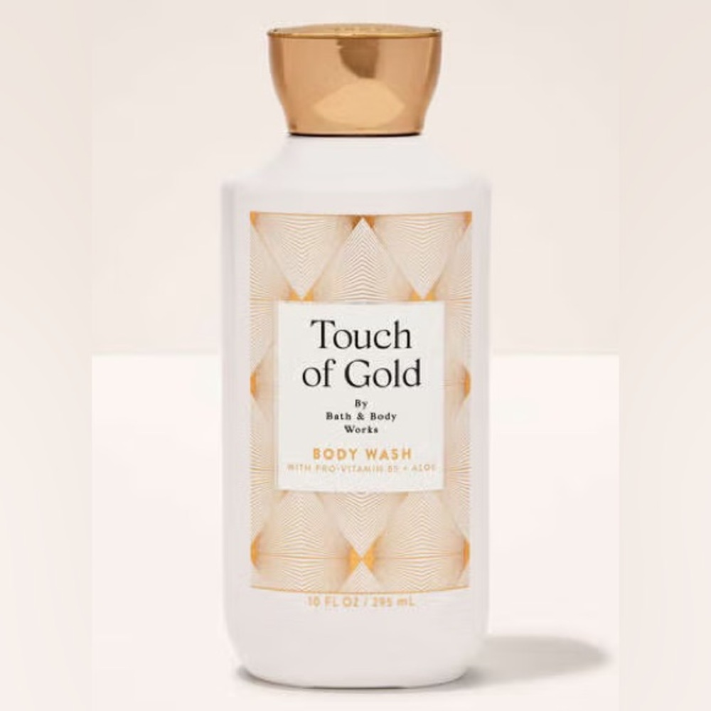 Bath & Body Works Touch of Gold Body Wash - White and Gold